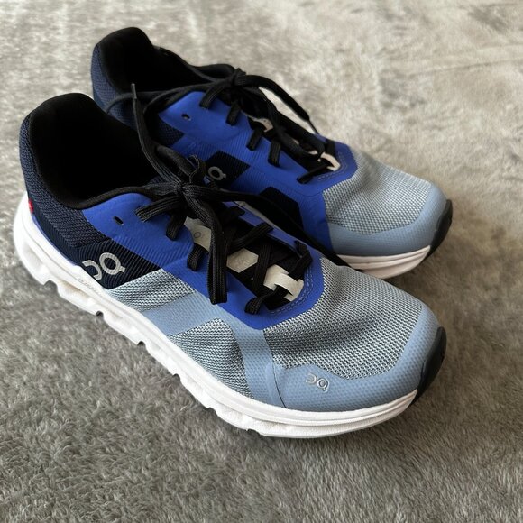 On Cloud Women’s On Running Cloudrunner Chambray Midnight Blue/Black Shoes 6.5 - Picture 1 of 8